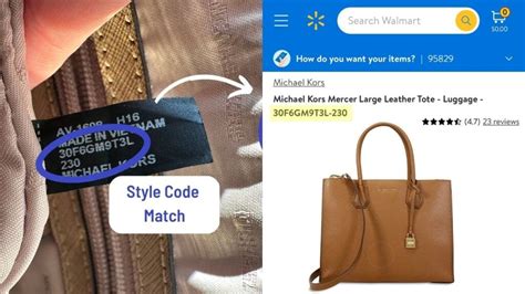 find style number on michael kors purse|find Michael Kors style number.